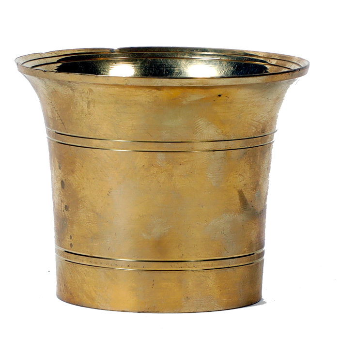 Drinking Brass Tumbler with Embossed Design | Brass Dining Glass - 4 × 3 Inches | 3 × 2.5 Inches | For Daily Use | Traditional Kitchenware And Pooja Temple