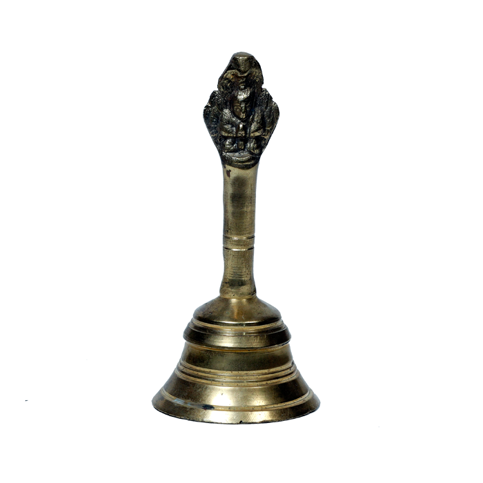 Brass Bell - 4 × 2 Inches | 5 × 2 Inches | 6 × 2.5 Inches | 6 × 3 Inches | For Pooja & Home Temple | Mandir Pooja| Pooja Thali | Home