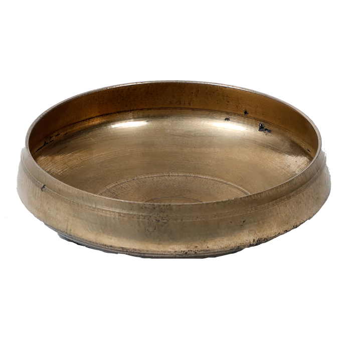 Brass Small Size Kachola Serving Kadhai Set - 1.5 × 5.5 Inches | 1.5 × 4 Inches | For Home Temple | Serving & Cooking Food