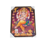 Lord Ganesha Photo Frame - 17 × 25 Inches | For Pooja Temple | Home Decor And Gifts