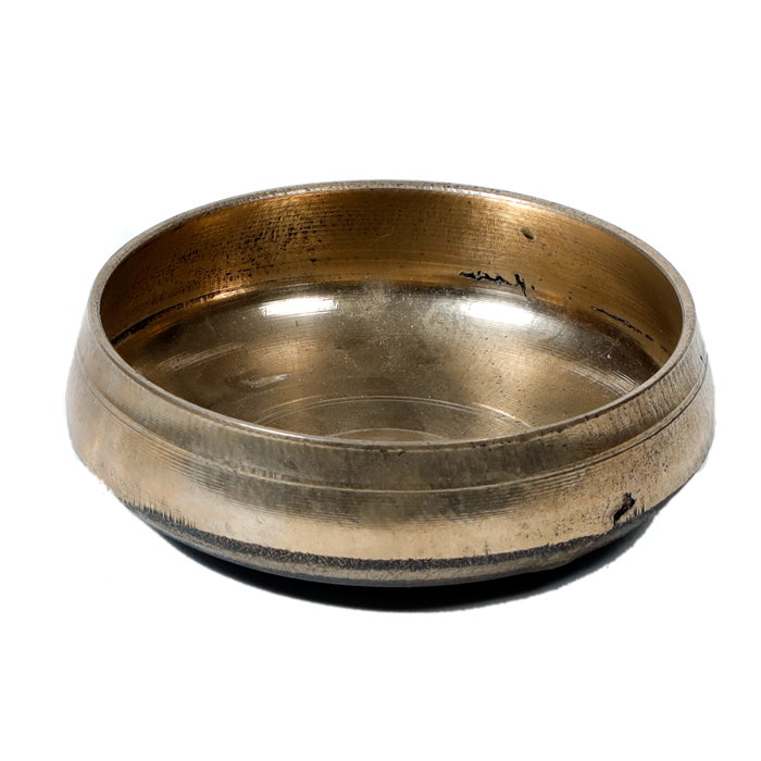 Brass Small Size Kachola Serving Kadhai Set - 1.5 × 5.5 Inches | 1.5 × 4 Inches | For Home Temple | Serving & Cooking Food