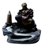 Durga Mata Backflow Smoke Fountain - 4 × 3 Inches | Backflow Dhoop Cone with Stand | For Pooja Temple | Home Decor | Office Decoration | Mandir Decoration And Gifts