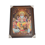 Lord Vishwakarma Bhagwan Photo Frame - 31 × 23 Inches | For Pooja Temple | Home Decor And Gifts