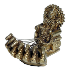 Brass Murti Lord Surya Dev on His Seven Horses Chariot - 3 × 3.5 Inches | For Pooja Temple | Home Decor | Office & Mandir Decoration And Gifts