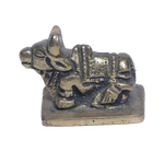 Brass Murti 1 No. Nandi - 1.2 × 2 Inches | For Pooja Temple | Home Decor | Office & Mandir Decoration | Vastu & Spiritual Decor, Ideal for Worship And Gifts