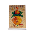 Nariyal Kalash Photo - 4 × 2 Inches | For Pooja Temple | Home Decor | Car Dashboard | Office & Mandir Decoration And Gifts