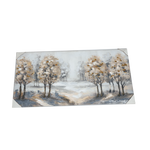 Abstract Birch Forest Tree Painting Photo Frame - 24 × 37 Inches | Home Decor And Gifts