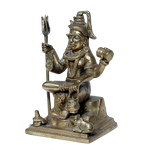 Brass Murti Lord Shiva Ji Mahadev - 6 × 5 Inches | For Pooja Temple | Home Decor | Office & Mandir Decoration And Gifts
