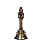 Brass Bell - 3 × 1.5 Inches | 4 × 2 Inches | For Pooja & Home Temple | Mandir Pooja| Pooja Thali | Home Decor And Gifts