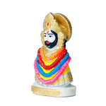Shree Khatu Shyam Baba Marble Dust Murti Idol - 3 x 2 Inches | For Pooja Temple | Home Decor | Office Decoration | Mandir Decoration And Gifts