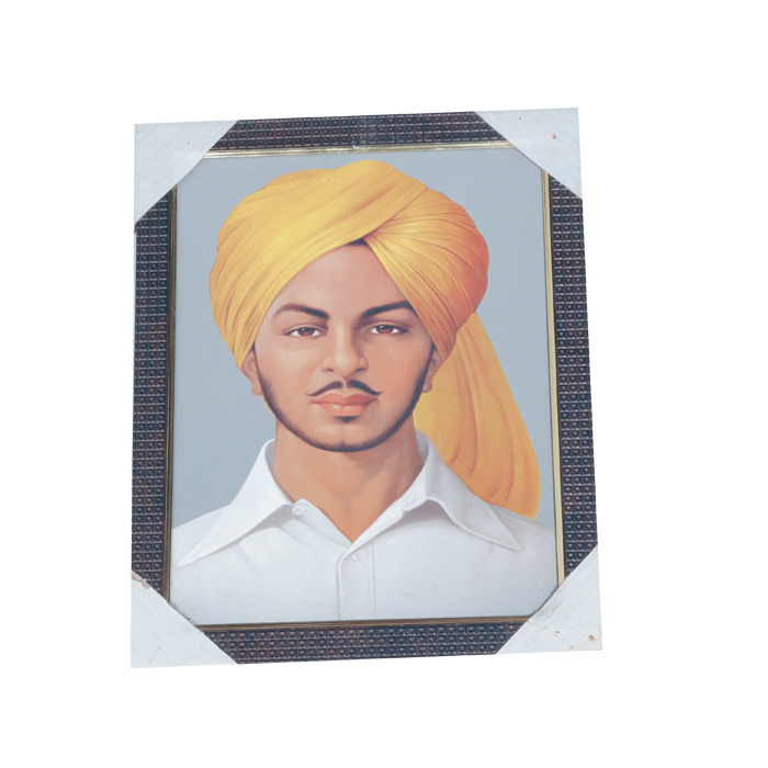 Shaheed Bhagat Singh Photo Frame - 11 × 10 Inches | For Educational Institutes | Public Places And Offices