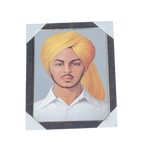 Shaheed Bhagat Singh Photo Frame - 11 × 10 Inches | For Educational Institutes | Public Places And Offices