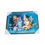 Goddess Radha And Lord Krishan Photo Frame - 25 × 19 Inches | For Pooja Temple | Home Decor And Gifts