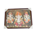 Lord Ganesha Photo Frame - 26 × 20 Inches | For Pooja Temple | Home Decor And Gifts