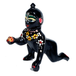 Brass Black Murti 3 No. Laddu Gopal | Laddu Gopal For Janmashtami Special - 4 × 2.5 Inches | For Pooja Temple | Home Decor | Office & Mandir Decoration And Gifts