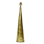 The Indian Craft Pure Brass Sarangi Abhishek Patra Abhishekam Stand Gomukhi Abhishekam for God- 3 × 3 Inches | For Pooja Temple And Gifts