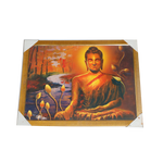 Lord Gautam Buddha Photo Frame - 26 × 20 Inches | For Pooja Temple | Home Decor And Gifts