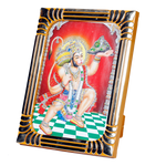Lord Hanuman Ji Holding a Mountain In His Hand Photo Frame - 8 x 6 Inches | For Pooja Temple | Home Decor | Office Decoration | Mandir Decoration And Gifts