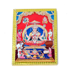 Goddess Santoshi Mata Photo Frame - 7 x 5 Inches | For Pooja Temple | Home Decor | Office Decoration | Mandir Decoration And Gifts