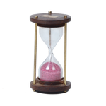 Hourglass Timer | Colored Durable Glass | Counts Approx 1 Hour | Sand Clock Timer | Vintage Style| Perfect for Gift Home Decor | Study Table Desk Office - 4 × 2 Inches | 6 × 3 Inches | Decoration And Gifts