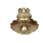 Brass Agarbatti Holder Stand | Burner with Ash Catcher | Batti Stand Plate | - 2 × 2 Inches | For Pooja Temple | Home & Office Decoration And Gifts