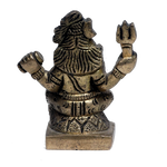 Brass Murti Lord Shiva Ji Mahadev - 2 × 2 Inches | 3 × 2.5 Inches | For Pooja Temple | Home Decor | Office & Mandir Decoration And Gifts