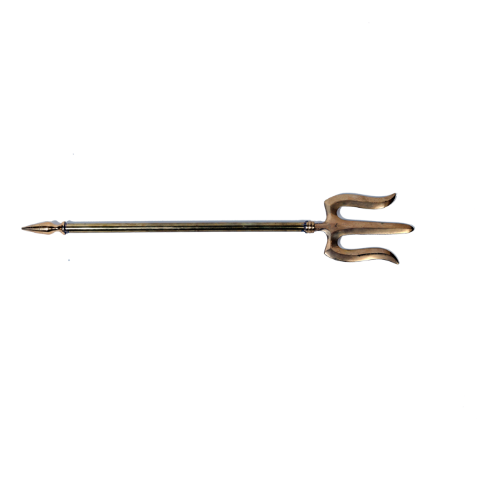 Brass Trishool, Lord Shiv mahadev | Puja Trishool Trident for Protection and Worship Statue for Temple,- 25 × 5 Inches | 15 × 3 Inches | For Pooja Temple | Vastu & Spiritual Protection And Gifts