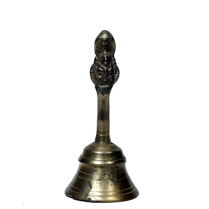 Brass Bell - 4 × 2 Inches | 5 × 2 Inches | 6 × 2.5 Inches | 6 × 3 Inches | For Pooja & Home Temple | Mandir Pooja| Pooja Thali | Home
