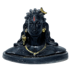 Lord Adiyogi Shiva Murti - 3 × 4 Inches | For Pooja Temple | Home Decor | Office & Mandir Decoration | Car Dashboard And Gifts