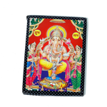 Lord Ganesha Is Sitting On Throne | Photo Frame - 7 x 5 Inches | For Pooja Temple | Home Decor | Office Decoration | Mandir Decoration And Gifts