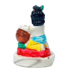 Lord Bal Gopal Krishna, Makhan Chor Kanhiya Marble Dust Murti Idol - 3 x 2 Inches | For Pooja | Home Decor | Office Decoration | Mandir Decoration And Gifts