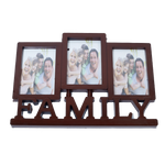 Family Collage 3 In 1 Combo Wall Hanging Photo Frame - 11 x 15 Inches | For Home Decor | Office Decoration And Gifts