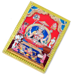Goddess Santoshi Mata Photo Frame - 7 x 5 Inches | For Pooja Temple | Home Decor | Office Decoration | Mandir Decoration And Gifts