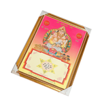 Koshtak Kuber Ji With Shree Kuber Yantra Photo Frame - 26 × 20 Inches | For Pooja Temple | Home Decor And Gifts