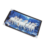 7 Running Vastu Shastra White Horse Photo Frame - 21 × 39 Inches | For Home Decor And Gifts