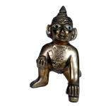 Brass Murti 1 No. Laddu Gopal | Laddu Gopal For Janmashtami Special - 2.5 × 1.5 Inches | For Pooja Temple | Home Decor | Office & Mandir Decoration And Gifts
