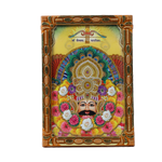 Shree Khatu Shyam Baba Photo Frame - 5 × 3 Inches | For Pooja Temple | Home Decor | Office Decoration | Mandir Decoration And Gifts