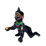 Brass Black Murti 6 No. Laddu Gopal | Laddu Gopal For Janmashtami Special - 5.5 × 3.5 Inches | For Pooja Temple | Home Decor | Office & Mandir Decoration And Gifts