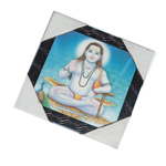 Guru Gorakhnath Ji Photo Frame - 11 × 11 Inches | For Pooja Temple | Home Decor And Gifts