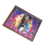 Goddess Radha And Lord Krishan Photo Frame - 26 × 20 Inches | For Pooja Temple | Home Decor And Gifts