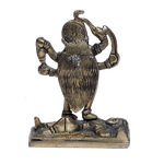 Brass Murti Goddess Kali Mata Standing On Lord Shiva - 4 × 3 Inches | For Pooja Temple | Home Decor | Office & Mandir Decoration And Gifts