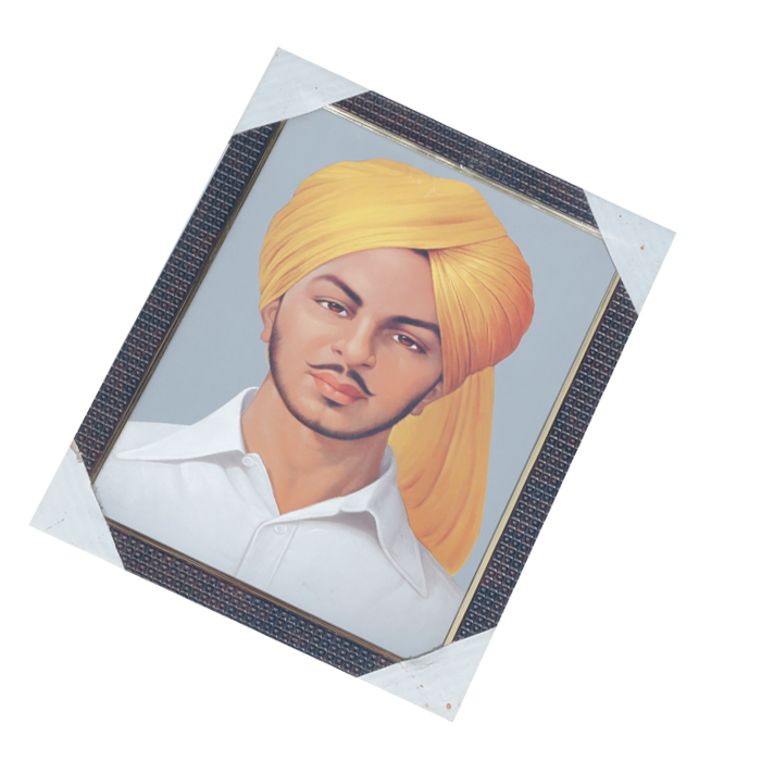 Shaheed Bhagat Singh Photo Frame - 11 × 10 Inches | For Educational Institutes | Public Places And Offices