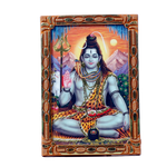 Lord Shiva Shankar Bholenath Photo Frame - 5 × 3 Inches | For Pooja Temple | Home Decor | Office Decoration | Mandir Decoration And Gifts