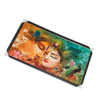 Goddess Radha And Lord Krishan Photo Frame - 21 × 39 Inches | For Pooja Temple | Home Decor And Gifts