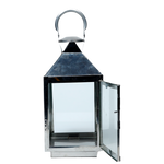 Akhand Diya With Glass Cover Steel, Akhand Diya- 14 × 6 Inches | 12 × 4 Inches | 7 × 4 Inches | For Puja Temple | Hanging Lantern And Home Decor