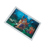 Goddess Radha And Lord Krishan Photo Frame - 17 × 25 Inches | For Pooja Temple | Home Decor And Gifts