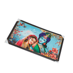 Goddess Radha And Lord Krishan Photo Frame - 21 × 39 Inches | For Pooja Temple | Home Decor And Gifts