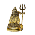 Brass Murti Lord Shiva Ji Mahadev - 6 × 4 Inches | For Pooja Temple | Home Decor | Office & Mandir Decoration And Gifts