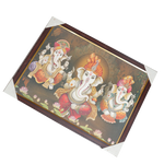Lord Ganesha Photo Frame - 26 × 20 Inches | For Pooja Temple | Home Decor And Gifts