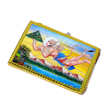 Hanuman Ji Holding a Mountain in His Hand Photo Frame - 7 x 5 Inches | For Pooja Temple | Home Decor | Office Decoration | Mandir Decoration And Gifts